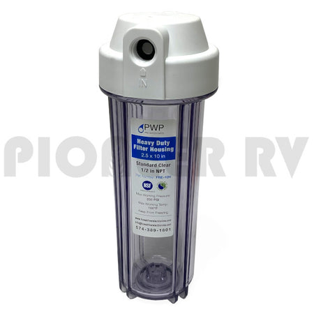 Forest River RV Water Filter Housing FRE-10H Canister F100222230 | Pioneer RV, OEM Replacement Parts