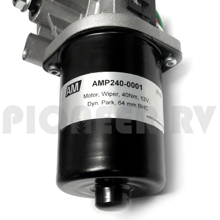 Forest River RV Wiper Motor 40Nm 12V, 240 Series 08450528 | Pioneer RV, OEM Replacement Parts