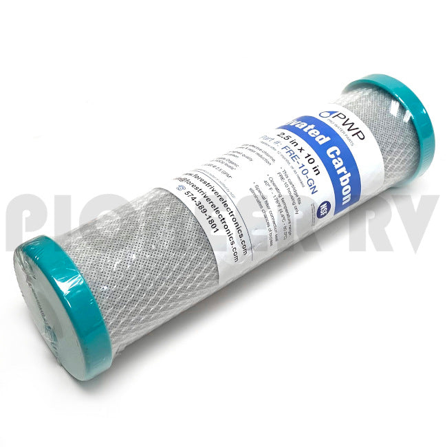 Forest River RV Activated Carbon 10" Water Filter F100318391 | Pioneer RV, OEM Replacement Parts