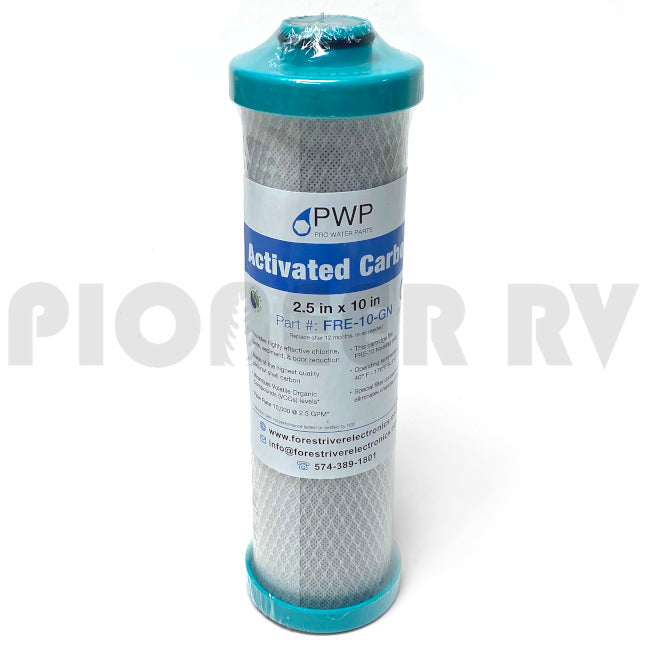 Forest River RV Activated Carbon 10" Water Filter F100318391 | Pioneer RV, OEM Replacement Parts