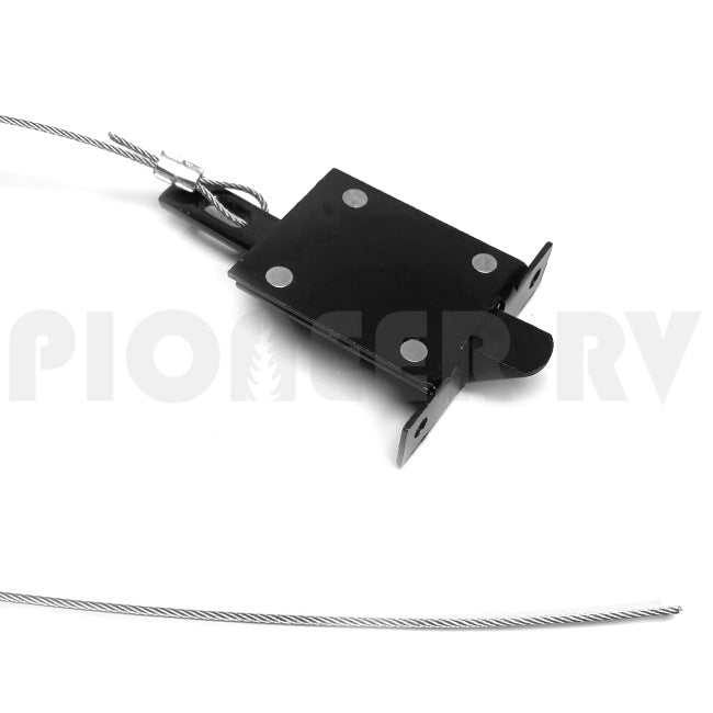 Forest River RV Plunger Door Latch with Cable 20X36179A | Pioneer RV, OEM Replacement Parts