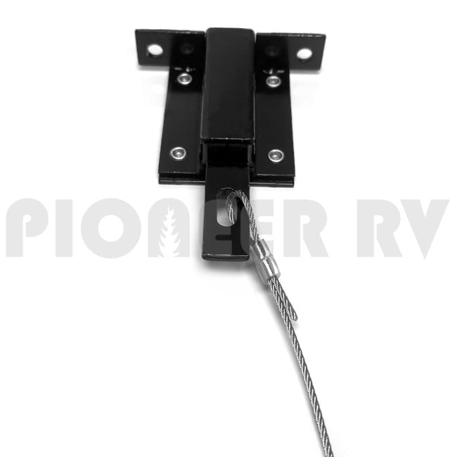 Forest River RV Plunger Door Latch with Cable 20X36179A | Pioneer RV, OEM Replacement Parts