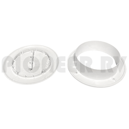 Forest River RV Adjustable Cooling Vent 6.5" Round White F100424955 | Pioneer RV, OEM Replacement Parts