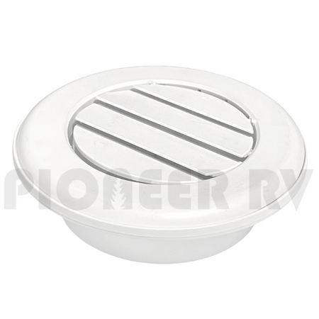 Forest River RV Adjustable Cooling Vent 6.5" Round White F100424955 | Pioneer RV, OEM Replacement Parts