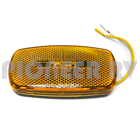 Forest River RV Amber LED Marker Light, Black Base 08625230 | Pioneer RV, OEM Replacement Parts