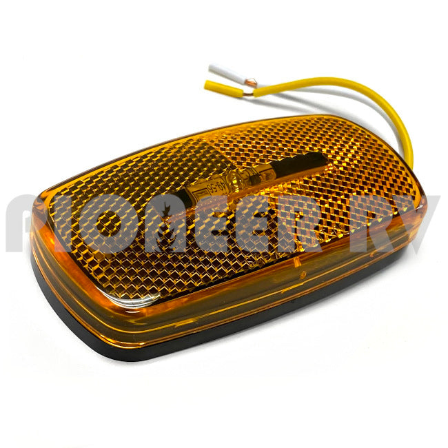 Forest River RV Amber LED Marker Light, Black Base 08625230 | Pioneer RV, OEM Replacement Parts