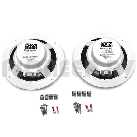 Forest River RV White Outdoor Speaker Set, 6" Round 08625240 | Pioneer RV, OEM Replacement Parts