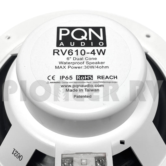 Forest River RV White Outdoor Speaker Set, 6" Round 08625240 | Pioneer RV, OEM Replacement Parts