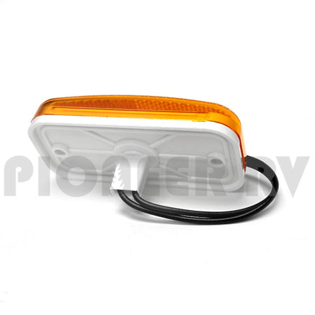 Forest River RV Amber Clearance Light Incandescent, White Base 08625241 | Pioneer RV, OEM Replacement Parts