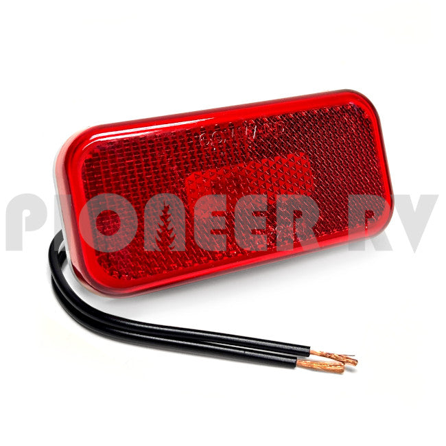 Forest River RV Red Clearance Light Incandescent, White Base 08625241 | Pioneer RV, OEM Replacement Parts