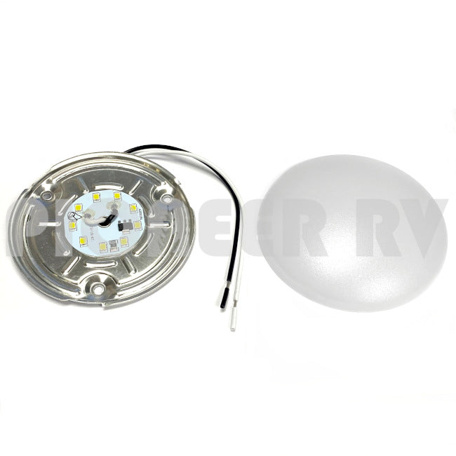 Forest River RV Plastic Ceiling Puck Light 3.5", No Switch 08645586 | Pioneer RV, OEM Replacement Parts