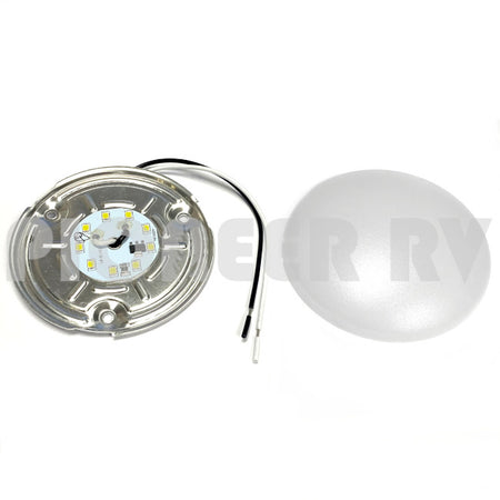 Forest River RV Plastic Ceiling Puck Light 3.5", No Switch 08645586 | Pioneer RV, OEM Replacement Parts