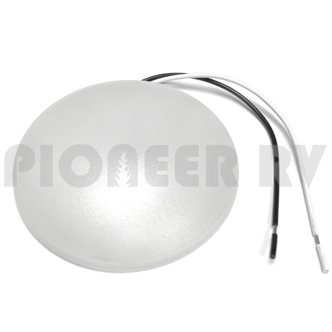 Forest River RV Plastic Ceiling Puck Light 3.5", No Switch 08645586 | Pioneer RV, OEM Replacement Parts