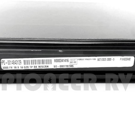 Forest River RV Window w/ Screen, Frameless Vent V000341416 | Pioneer RV, OEM Replacement Parts