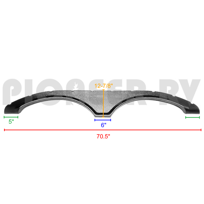 Forest River RV Prime Time Crusader Fender Skirt 70.5" x 12.87" 08652944 | Pioneer RV, OEM Replacement Parts