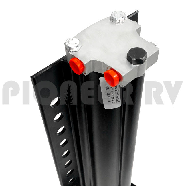 Forest River RV Lippert Leveling Jack 8k Lbs. 13 Mounting Holes 08652996 | Pioneer RV, OEM Replacement Parts