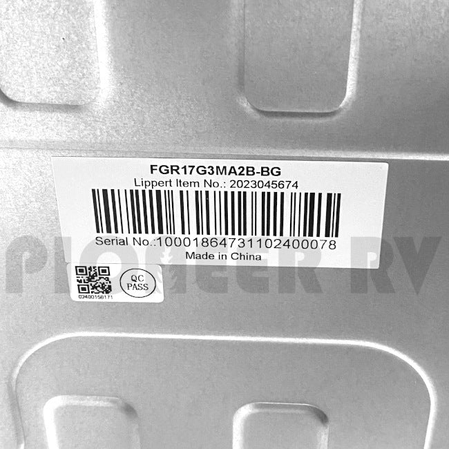 Forest River RV Furrion 17" 3-Burner Gas Range Oven/Stove 2023045674 | Pioneer RV, OEM Replacement Parts