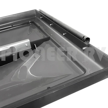 RV Roof Vent Lid Smoke Color for 14"x 14" Opening 08653024 | Pioneer RV, OEM Replacement Parts