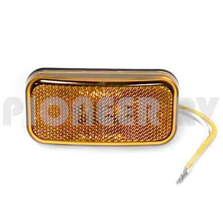 Forest River RV Amber Clearance Light LED 003-58LB, Black Base 08689995 | Pioneer RV, OEM Replacement Parts