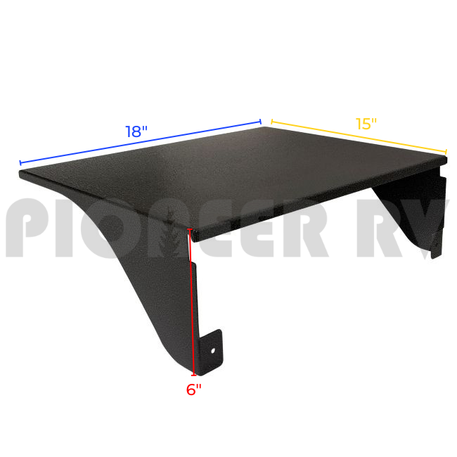 Forest River RV Galvanized Exterior Table / Grill Shelf 08734299 | Pioneer RV, OEM Replacement Parts