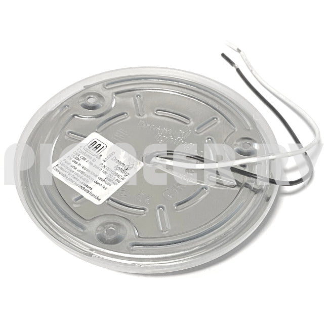 Forest River RV Plastic Ceiling LED Light 4.5", No Switch 08734384 | Pioneer RV, OEM Replacement Parts