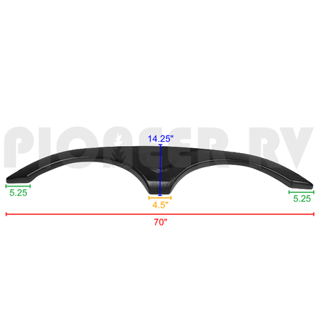 Forest River RV Sabre Fender Skirt 70" x 14.25" 08734519 | Pioneer RV, OEM Replacement Parts