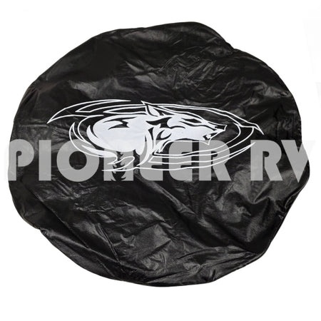Forest River RV Alpha Wolf Spare Tire Cover 16" Vinyl 08739963 | Pioneer RV, OEM Replacement Parts