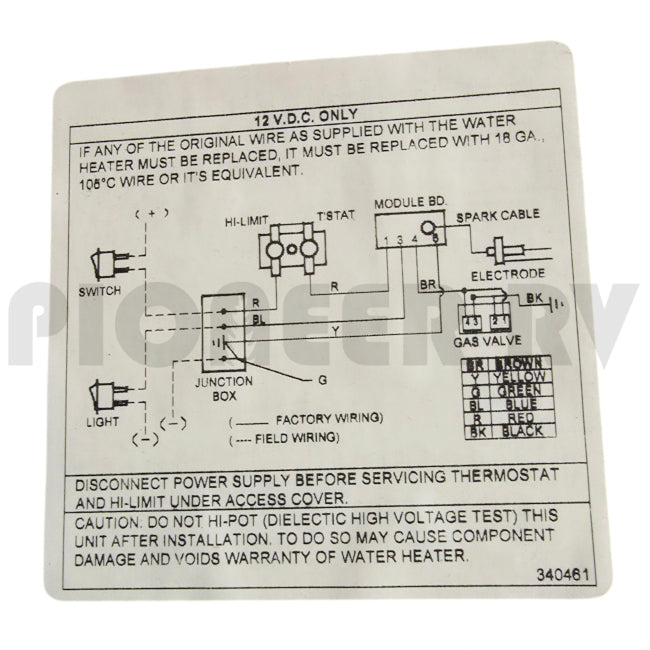 Forest River RV Suburban 6 Gallon Water Heater SW6DE / 5239A  | Pioneer RV, OEM Replacement Parts