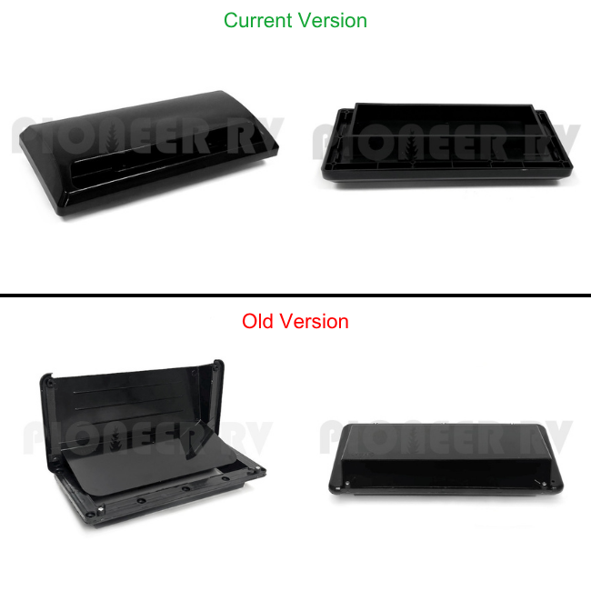 Forest River RV Exterior Range Vent 12.75" x 6" Black 30I61482A | Pioneer RV, OEM Replacement Parts