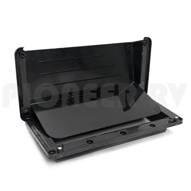 Forest River RV Exterior Range Vent 12.75" x 6" Black 30I61482A | Pioneer RV, OEM Replacement Parts