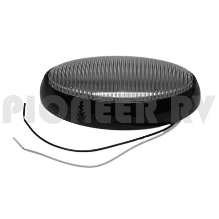 Forest River RV Black Oval Porch Light 6.25" (No On/Off Switch) F100033430 | Pioneer RV, OEM Replacement Parts