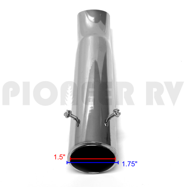 Forest River RV Onan Generator Turndown Exhaust Pipe F100095235 | Pioneer RV, OEM Replacement Parts