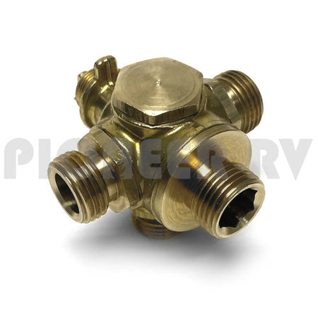 Forest River RV Brass Mixing Valve for Water Bay F100129100 | Pioneer RV, OEM Replacement Parts