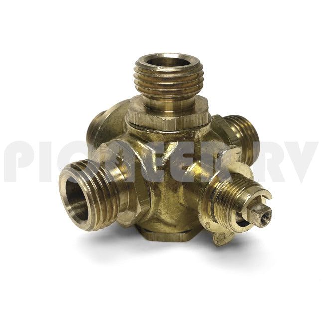 Forest River RV Brass Mixing Valve for Water Bay F100129100 | Pioneer RV, OEM Replacement Parts