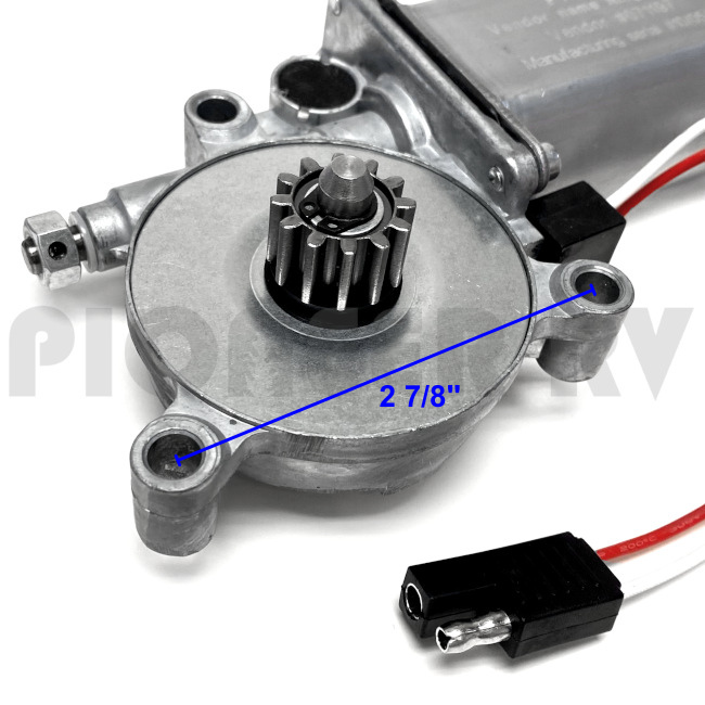 Forest River RV Lippert 373566 Solera Awning Motor F100089204 | Pioneer RV, OEM Replacement Parts