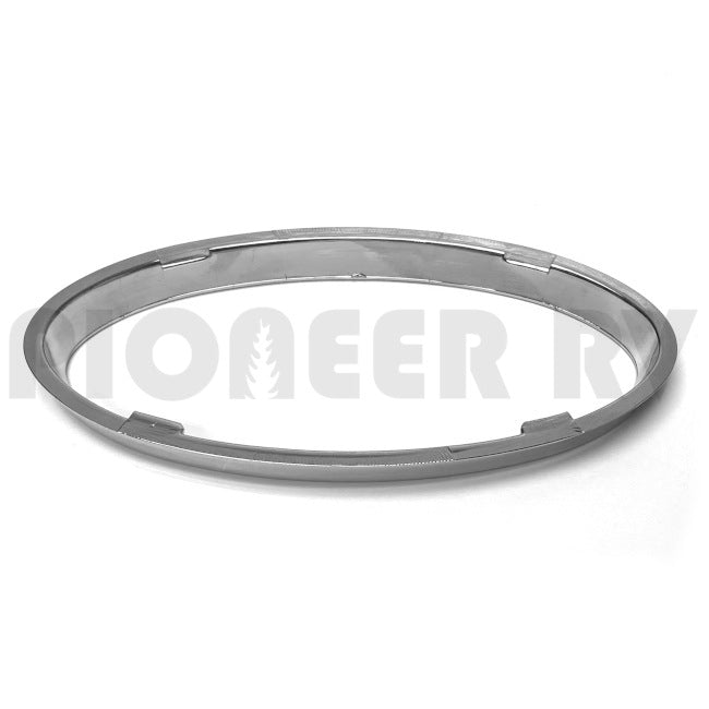 Forest River RV Chrome Bezel for Oval Clearance Light F100221755 | Pioneer RV, OEM Replacement Parts