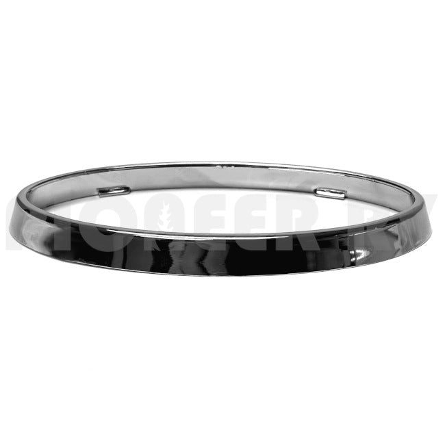 Forest River RV Chrome Bezel for Oval Clearance Light F100221755 | Pioneer RV, OEM Replacement Parts