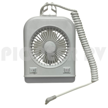 Forest River RV White 2-Speed Bunk Fan with 12V Light F100222517 | Pioneer RV, OEM Replacement Parts