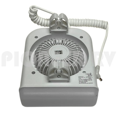 Forest River RV White 2-Speed Bunk Fan with 12V Light F100222517 | Pioneer RV, OEM Replacement Parts