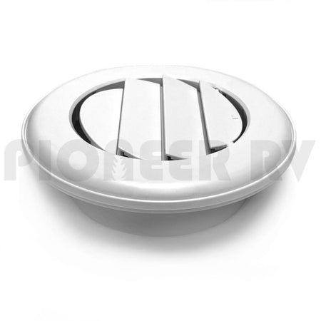 Forest River RV A/C Ceiling Vent Round White F100253875 | Pioneer RV, OEM Replacement Parts